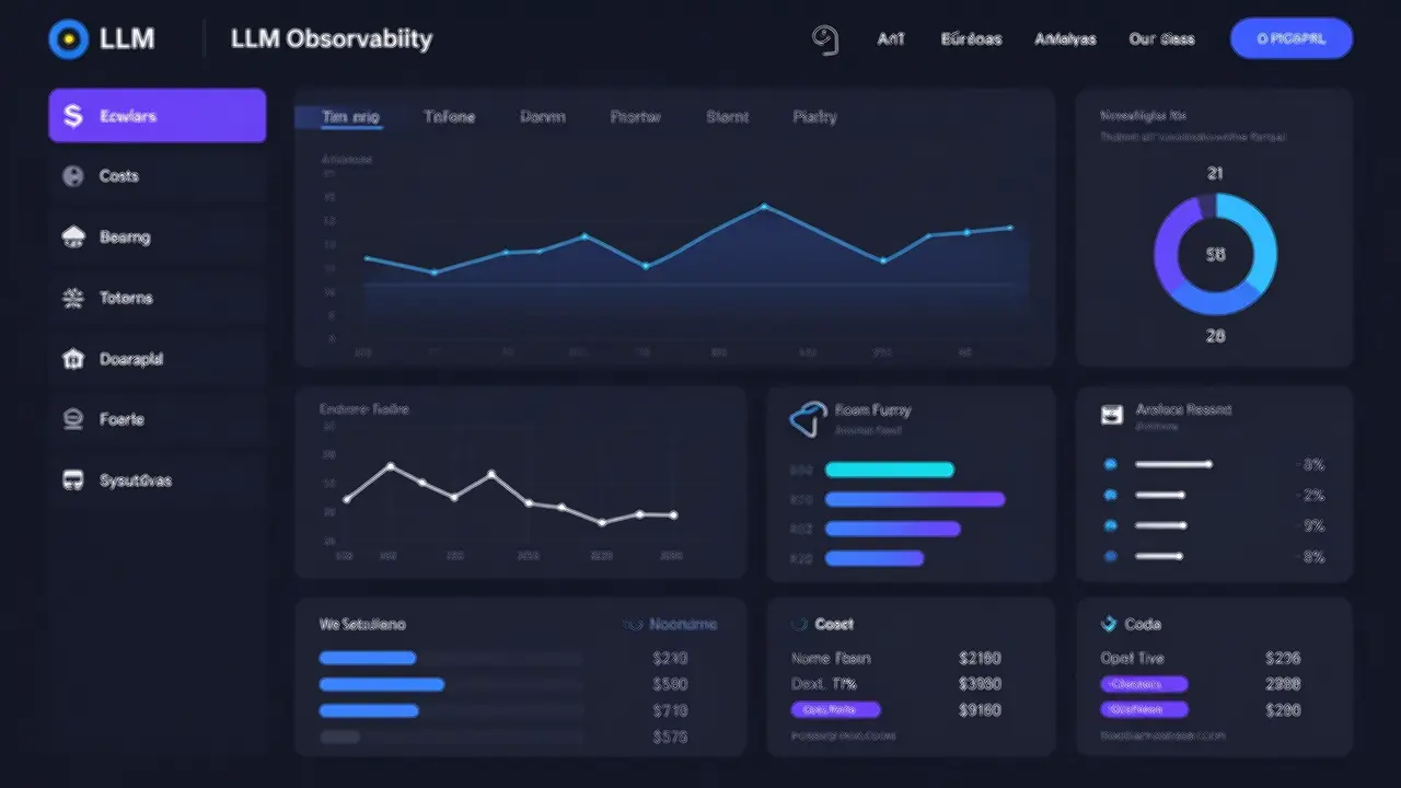 Langfuse dashboard showing traces and metrics