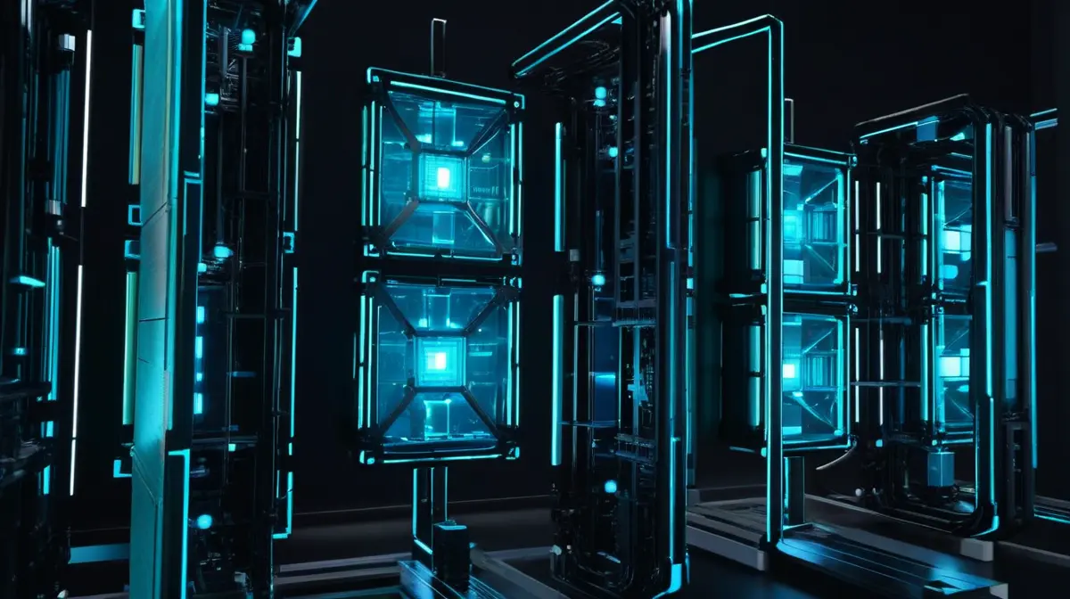 Abstract visualization of modular skills — interconnected plugins extending AI capabilities